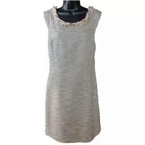 Etcetera tan womens L dress work easter dress